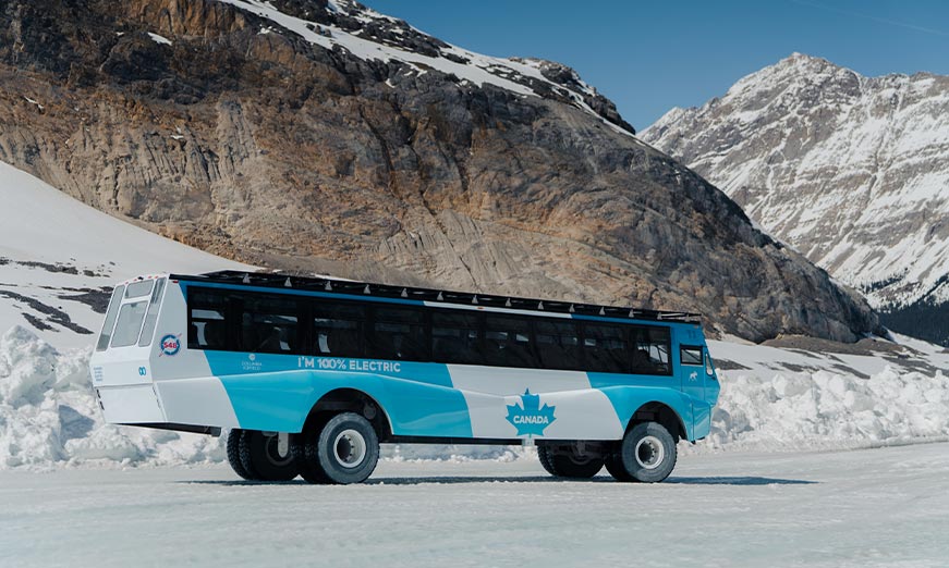 Pursuit Launches World's First Electric Ice Explorer in Jasper